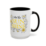 Be the Sunshine Floral Mug
