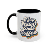 Keep Calm Drink Coffee Retro Inspired Coffee Mug