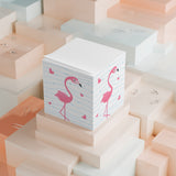 Flamingo Fun Note Cube