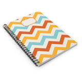 Fall Chevron Spiral Notebook