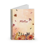 Autumn Glow Spiral Notebook