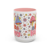 Be Happy Floral Mug