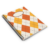 Fall Plaid Spiral Notebook