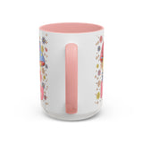 Be Happy Floral Mug