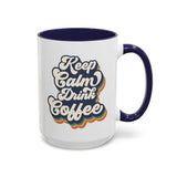 Keep Calm Drink Coffee Retro Inspired Coffee Mug