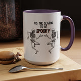 Tis The Season To Be Spooky Accent Coffee Mug- 11/15 oz