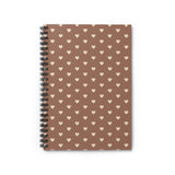 Autumn Hearts Spiral Notebook