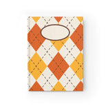 Fall Plaid Hardcover Journal - Ruled