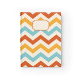 Fall Chevron Hardcover Journal- Ruled