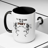 Tis The Season To Be Spooky Accent Coffee Mug- 11/15 oz