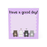 Bear Buddies Note Cube