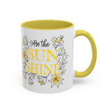 Be the Sunshine Floral Mug