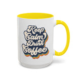 Keep Calm Drink Coffee Retro Inspired Coffee Mug