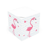 Flamingo Fun Note Cube