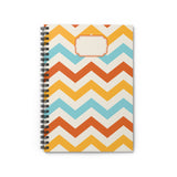 Fall Chevron Spiral Notebook