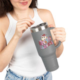 Spooky Teacher 40oz Travel Mug with Handle