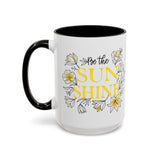 Be the Sunshine Floral Mug