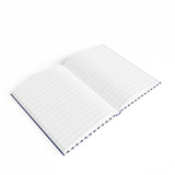 Navy Stripe Hardcover Journal- Ruled