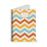 Fall Chevron Spiral Notebook