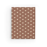 Autumn Hearts Hardcover Journal- Ruled