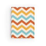 Fall Chevron Hardcover Journal- Ruled