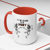 Tis The Season To Be Spooky Accent Coffee Mug- 11/15 oz