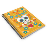 Skull Blooms Spiral Notebook