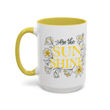 Be the Sunshine Floral Mug