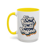 Keep Calm Drink Coffee Retro Inspired Coffee Mug
