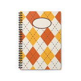 Fall Plaid Spiral Notebook