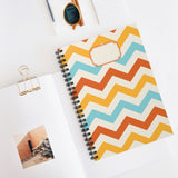 Fall Chevron Spiral Notebook