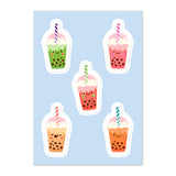 Whipped Boba Cuties Sticker Sheet