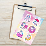 Snackicorns Sticker Sheet 2