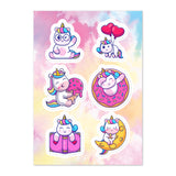 Snackicorns Sticker Sheet 2