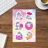 Snackicorns Sticker Sheet 2