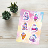 Snackicorns Sticker Sheet