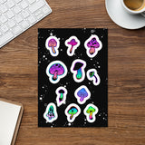 Trippy Shrooms Sticker Sheet