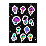 Trippy Shrooms Sticker Sheet