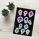 Trippy Shrooms Sticker Sheet