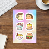 Kawaii Cravings Sticker Sheet