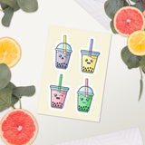Boba Moodies Sticker Sheet