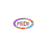 Oval Pride Kiss Cut Sticker