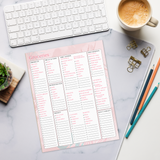 Grocery List Notepad