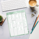 Grocery List Notepad