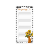 Country Blooms Magnetic Notepad