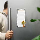 Country Blooms Magnetic Notepad