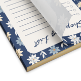 Twilight Blooms Magnetic Shopping List Notepad