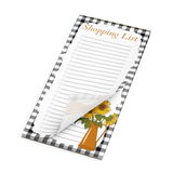 Country Blooms Magnetic Notepad