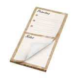 Caffeine Doodles Magnetic Notepad (Brown)