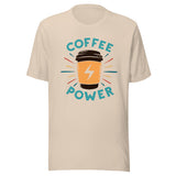 Coffee Power Retro Inspired Women's Graphic Tee